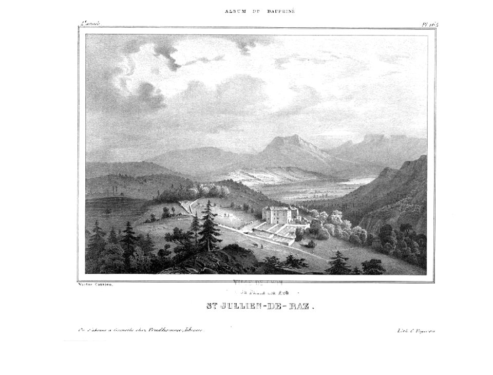 298 album dauphiné, St Julien de Raz, by VC