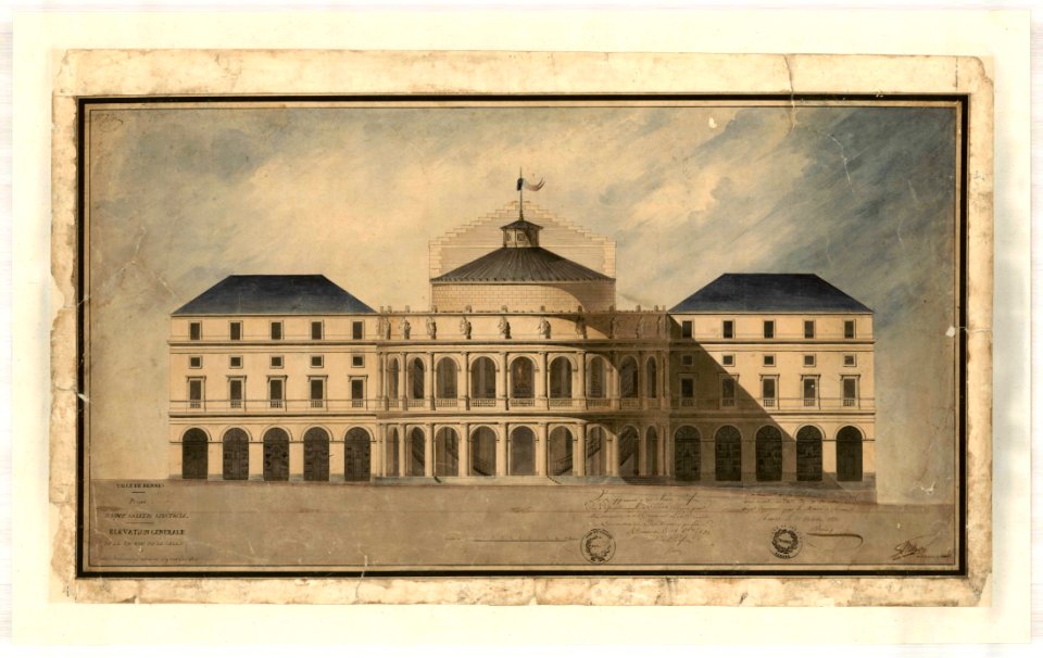 2fi453 Projet d'une salle de spectacle 1831