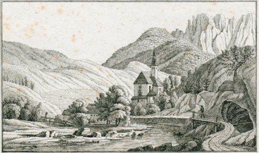 298 Sulzbach — Solcava - J.F.Kaiser Lithografirte Ansichten der Steiermark 1830 (2)