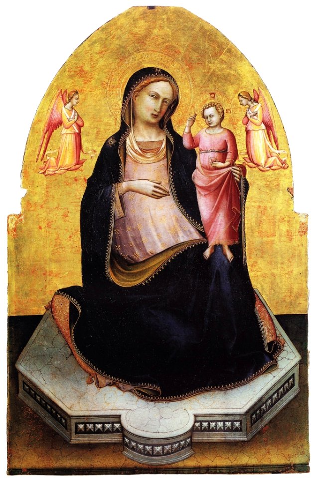 3 Lorenzo Monaco,THE MADONNA OF HUMILITY, 1400-1405 Museo Diocesano, Assisi