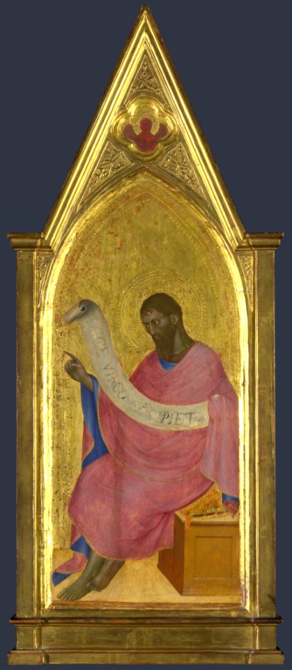 3 Saint John the Baptist, 1365-1369, London, The National Gallery