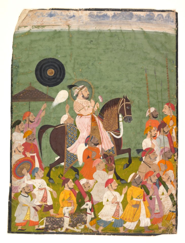 3 Maharana Jagat Singh II in Procession, Mewar, 1745, Metmuseum
