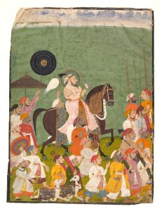 3 Maharana Jagat Singh II in Procession, Mewar, 1745, Metmuseum