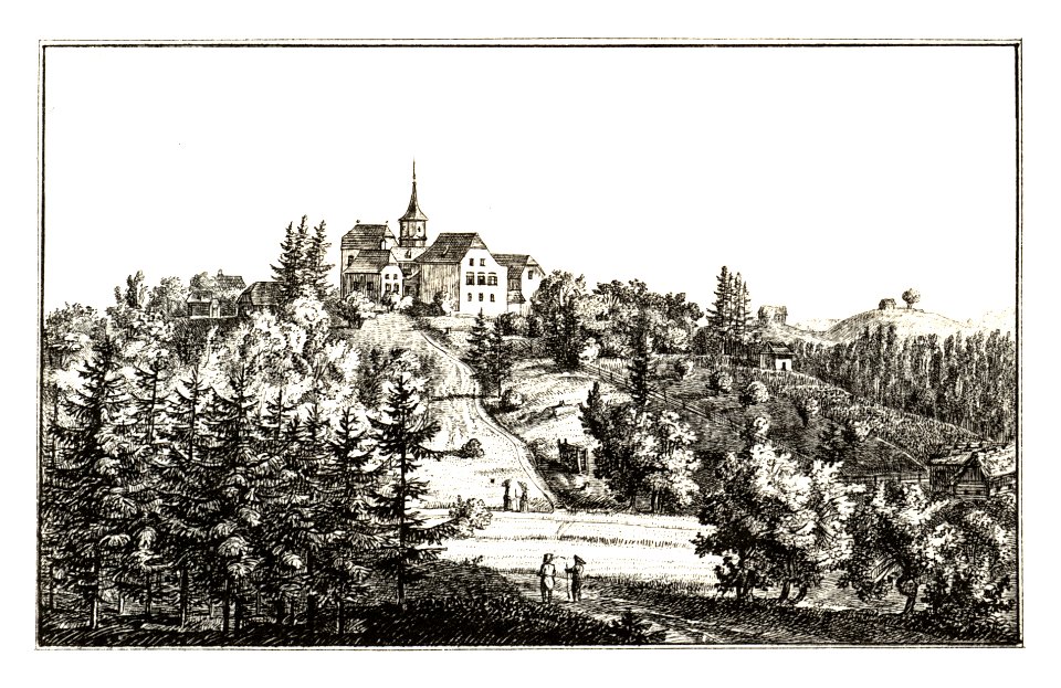 316 Vasoldsberg, Schloss - Apres la nature Marie Schmirmahl - J.F.Kaiser Lithografirte Ansichten der Steiermark 1830