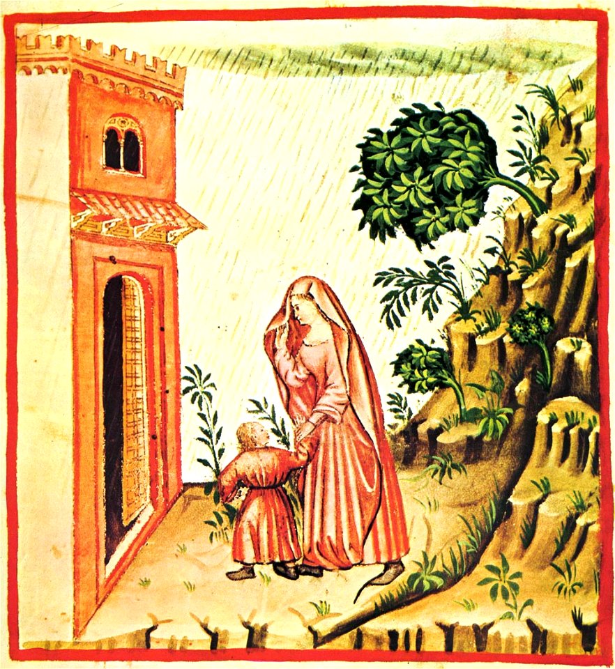 32-vento meridionale, Taccuino Sanitatis, Casanatense 4182.