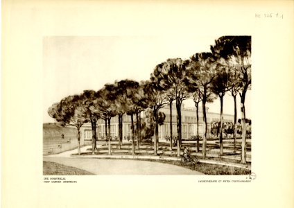 33. Etablissement d'hydrothérapie et pistes d'entraînement; perspective