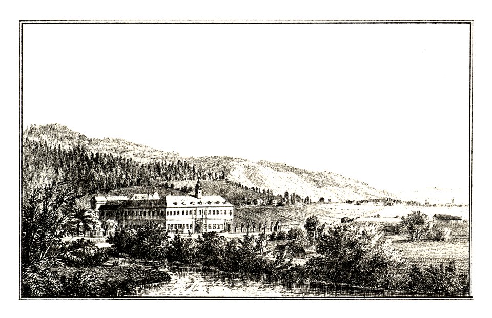 335 Schloss Wieden, Kapfenberg - lith. Kuwasseg -J.F.Kaiser Lithografirte Ansichten der Steiermark 1830