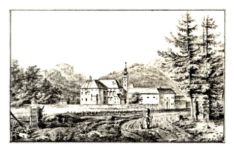 334 Schloss Weyer bei Frohnleiten, Rothleiten - lith. Kuwasseg -J.F.Kaiser Lithografirte Ansichten der Steiermark 1830