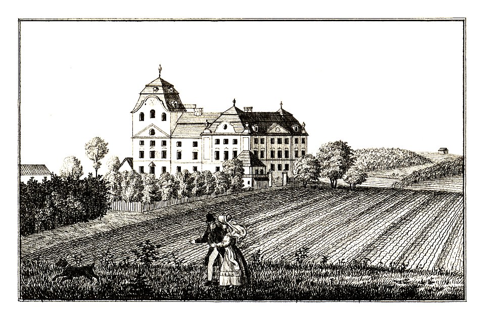 331 Schloss Welsberg, Sulmeck-Greith - J.F.Kaiser Lithografirte Ansichten der Steiermark 1830