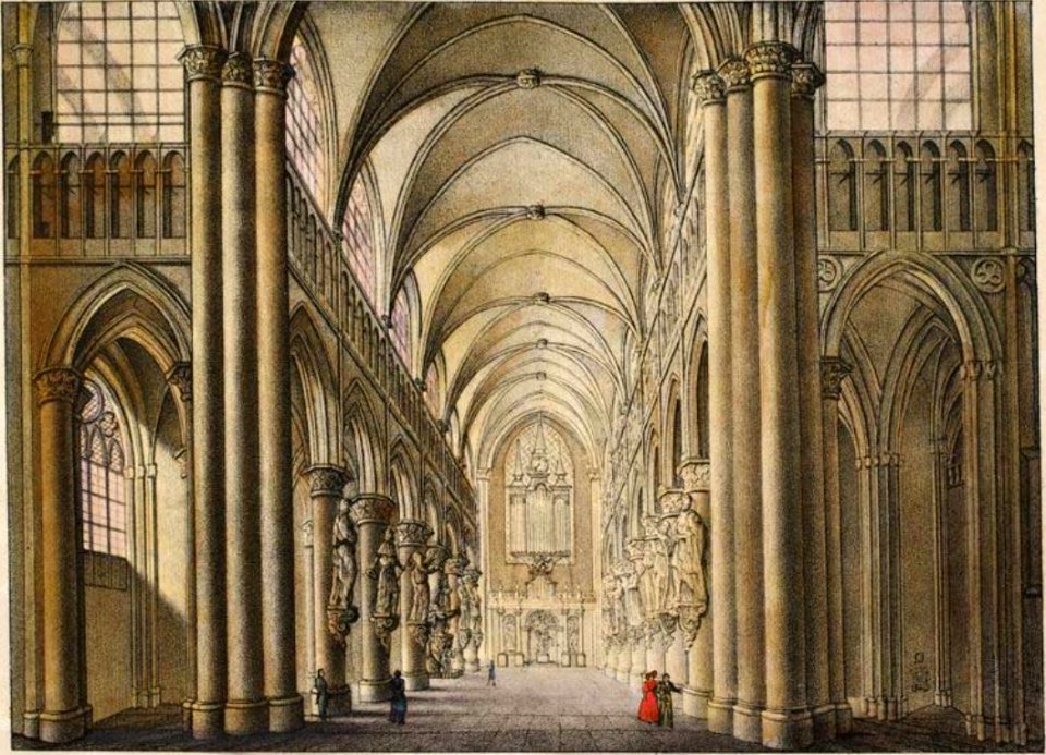 34. Interieur de l'Eglise de St. Gudule