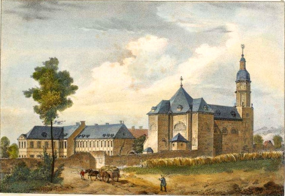 32. Abbaye de Vlierbeek (près de Louvain). De Marbaix