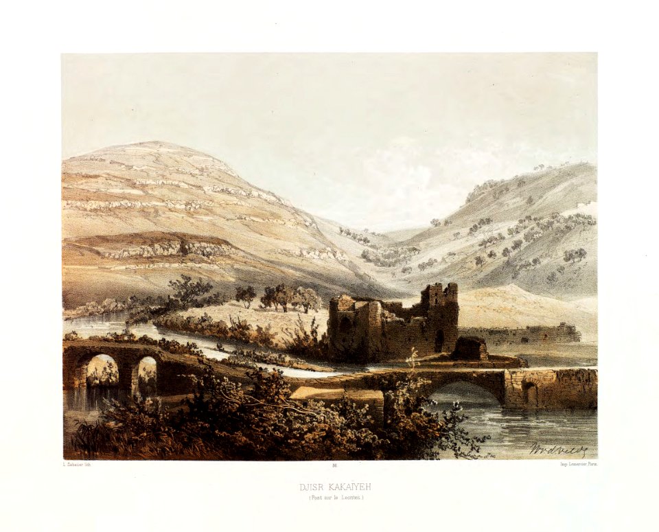 36. Djisr-Kakaiyeh (pont sur le Leontes)