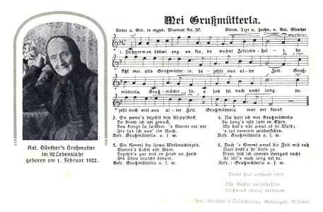 37 - Mei Grußmütterla 92 (1914)