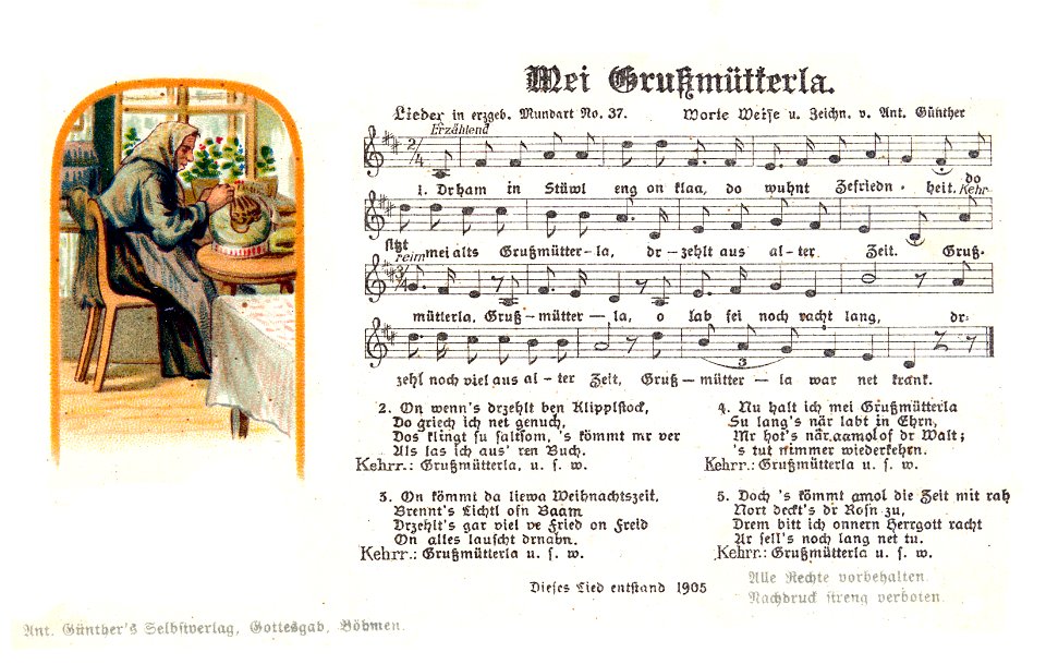 37 - Mei Großmütterla (1920)