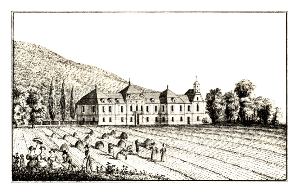 339 Schloss Windenau, Betnava, Rothwein, Radvina - J.F.Kaiser Lithografirte Ansichten der Steiermark 1830