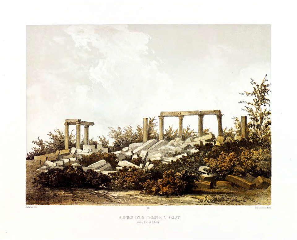 38.Ruines d'un temple a Belat (entre Tyr et Tibnin)