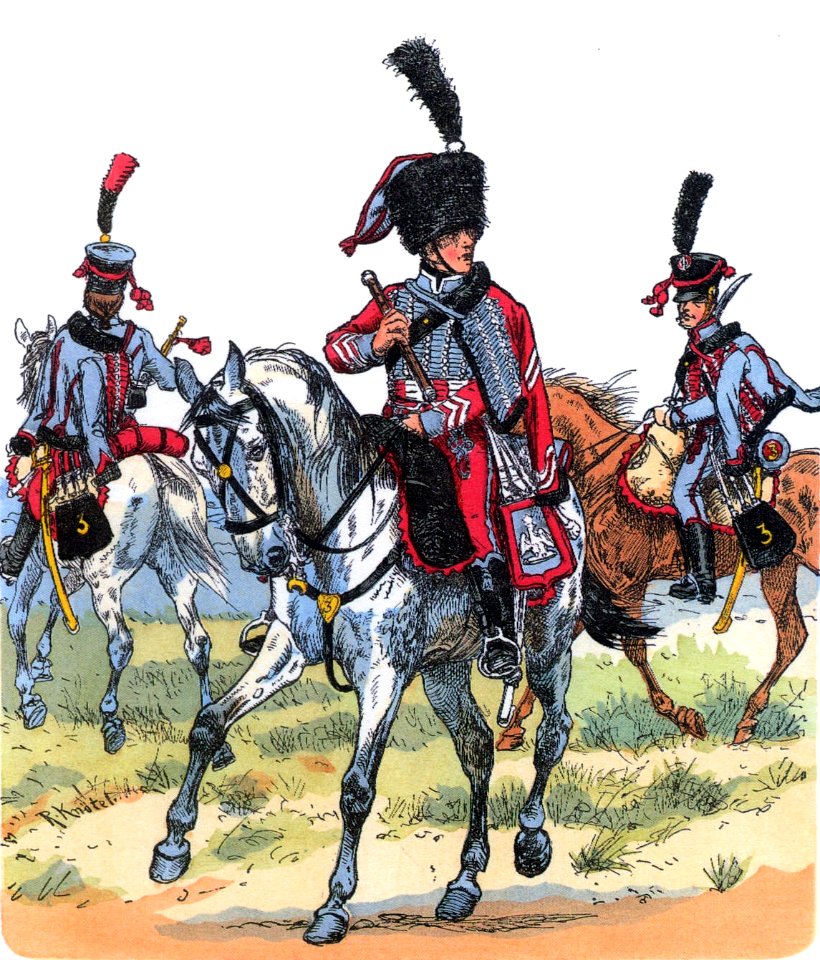 3e régiment de hussards, 1806-1814