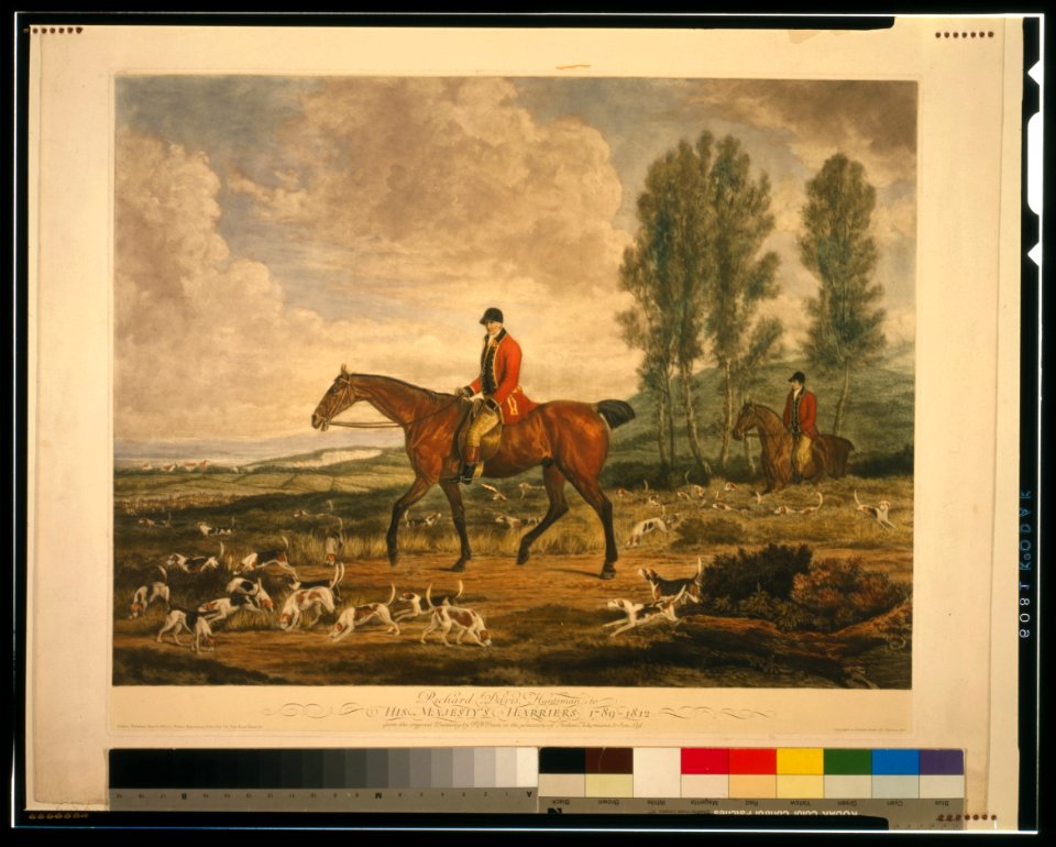 3g05953u Richard Davis, huntsman to his majesty's harriers, 1930