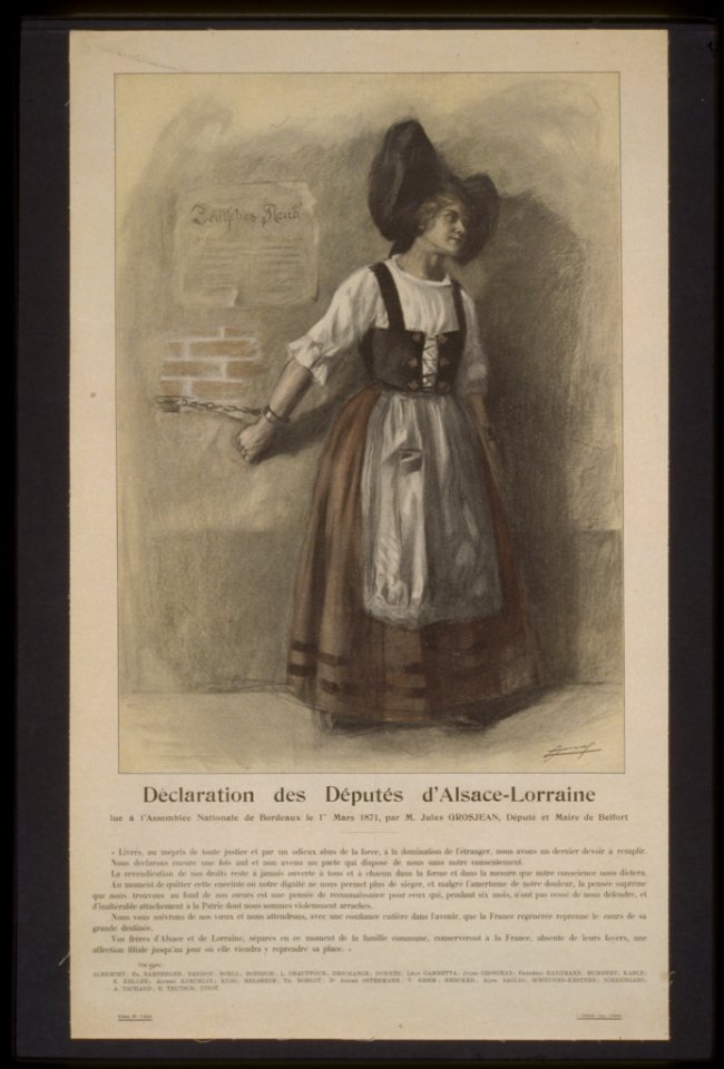 3f03983u Déclaration des dépudoets d'Alsace-Lorraine 1914