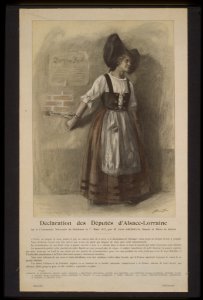3f03983u Déclaration des dépudoets d'Alsace-Lorraine 1914