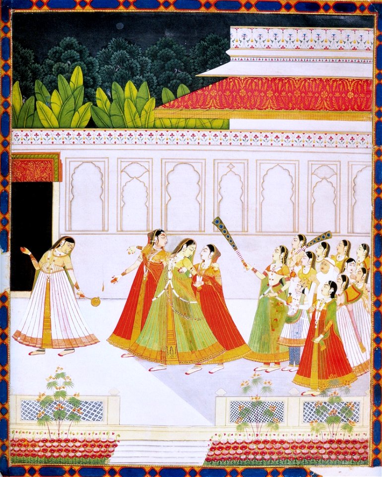4 New entrant to a princes harem. Jaipur, late 18 century, National Museum New Delhi (2)