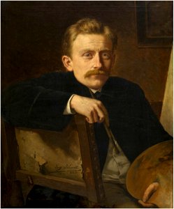 Eugene Siberdt - Portrait of the painter Hippolyte Van Soom