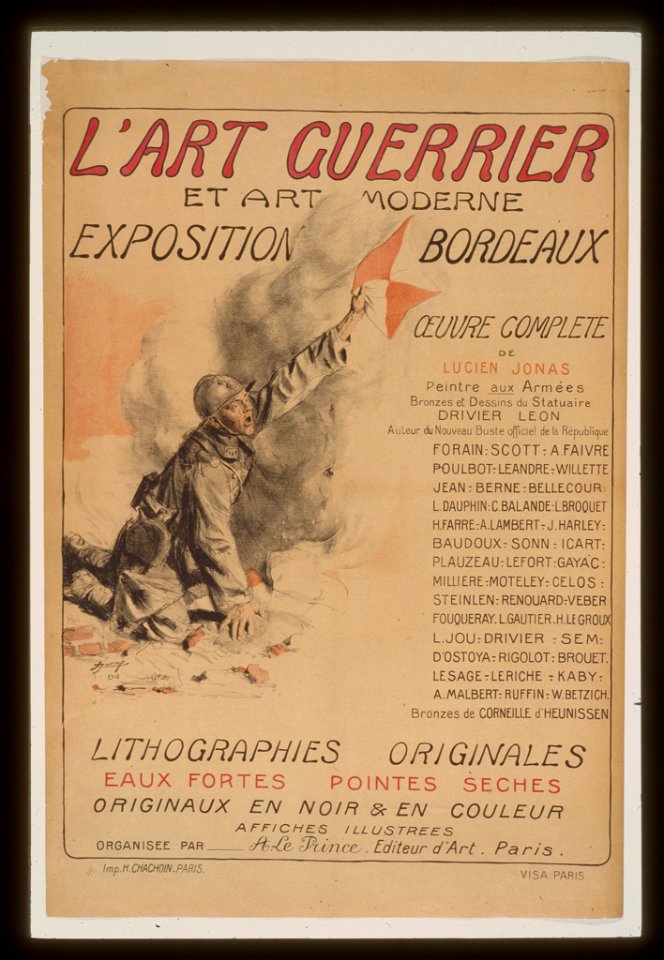 3f04073u L'art guerrier et art moderne 1918