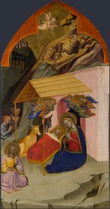 4 Jacopo di Cione Polyptych San Pier Maggiore, detail. 1370-71 London NG