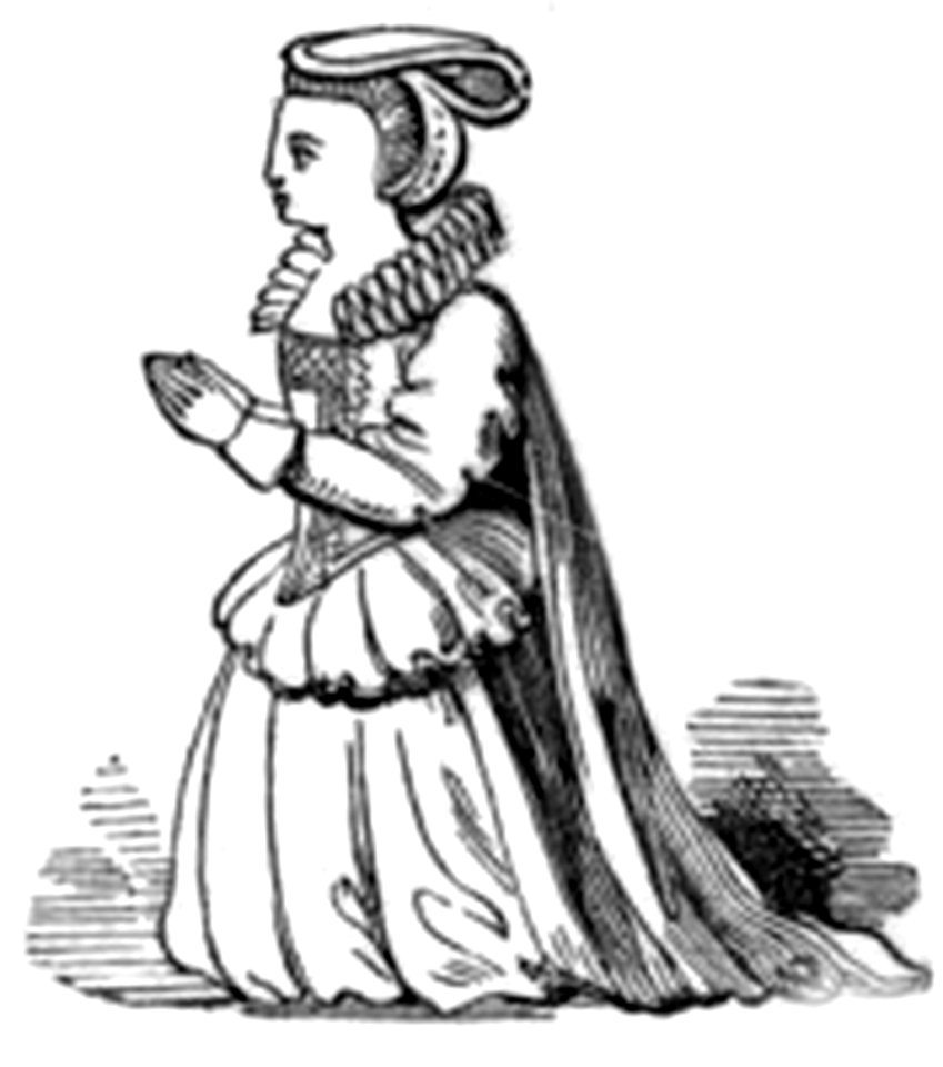 404c Female Costume at the close of the Reign of James I