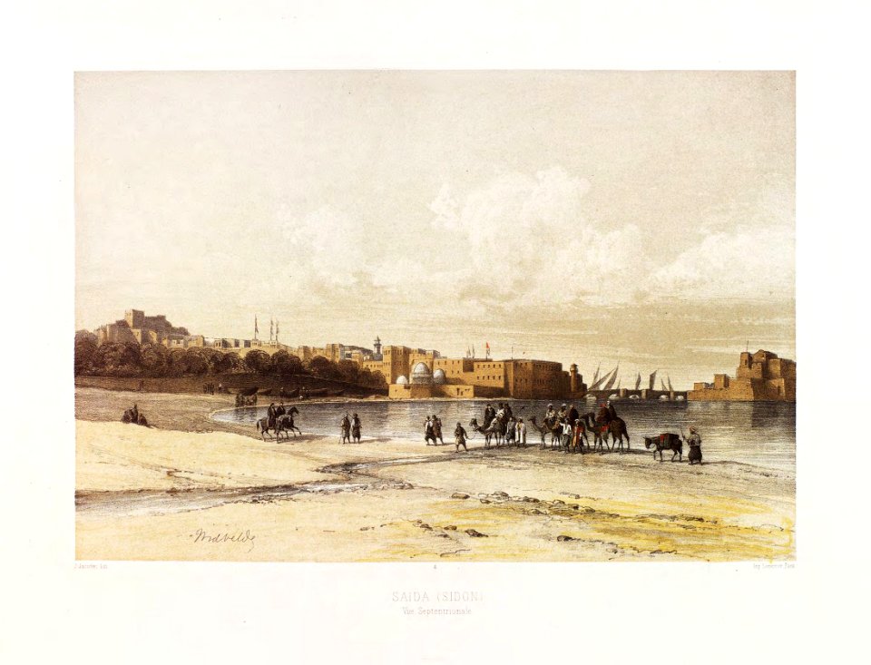4.Saida (Sidon), vue septentrionale