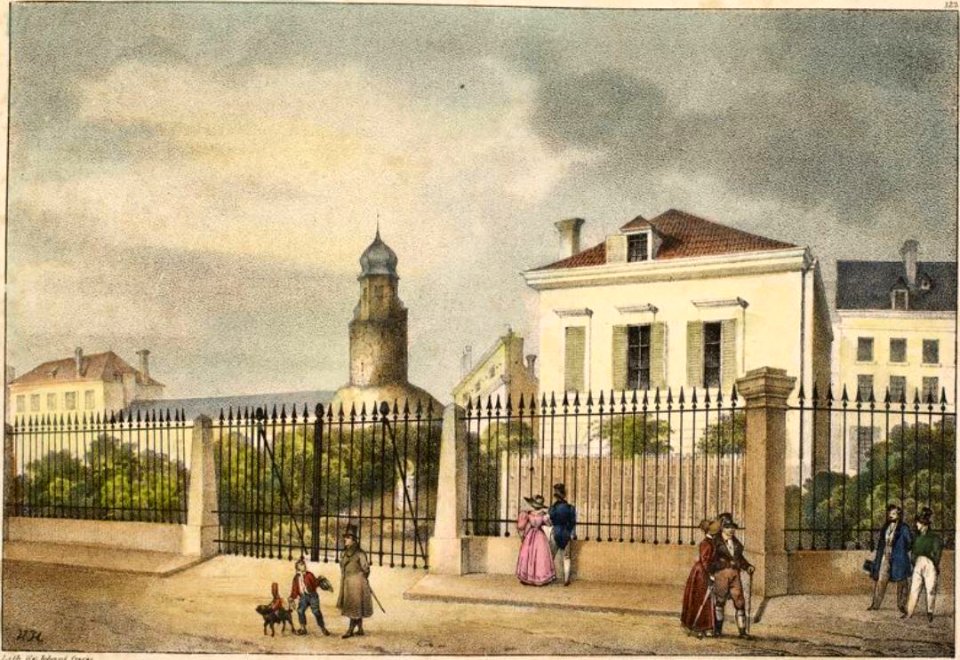 47. Vue de la Tour Hydraulique sur les nouveaux Boulevards