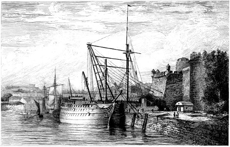 4Fi00212 Garneray Mâture de Brest ca 1830 restored