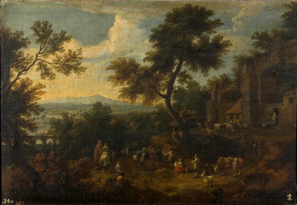 Adriaen Frans Boudewijns - Rest on the road