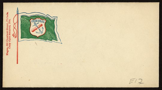 4th Division, 9th Army Corps flag in green) - Magee, 316 Chestnut Street, Philada LCCN2010652103