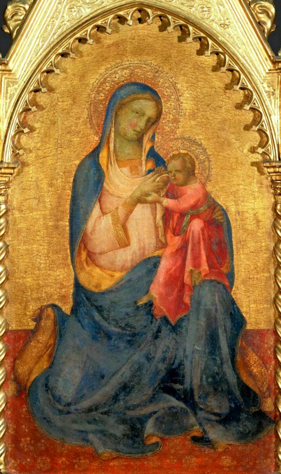 5 Lorenzo Monaco, THE MADONNA OF HUMILITY, 1415, Louvre