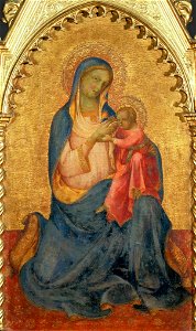 5 Lorenzo Monaco, THE MADONNA OF HUMILITY, 1415, Louvre
