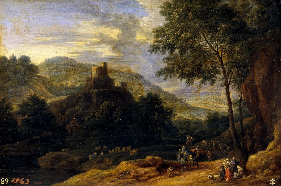 Adriaen Frans Boudewijns - Landscape with herders