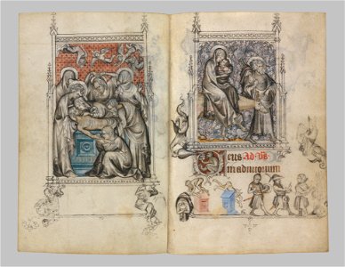 5 Jean Pucelle Hours of Jeanne d'Evreux. 1325-28, Metropolitan Museum, New-York