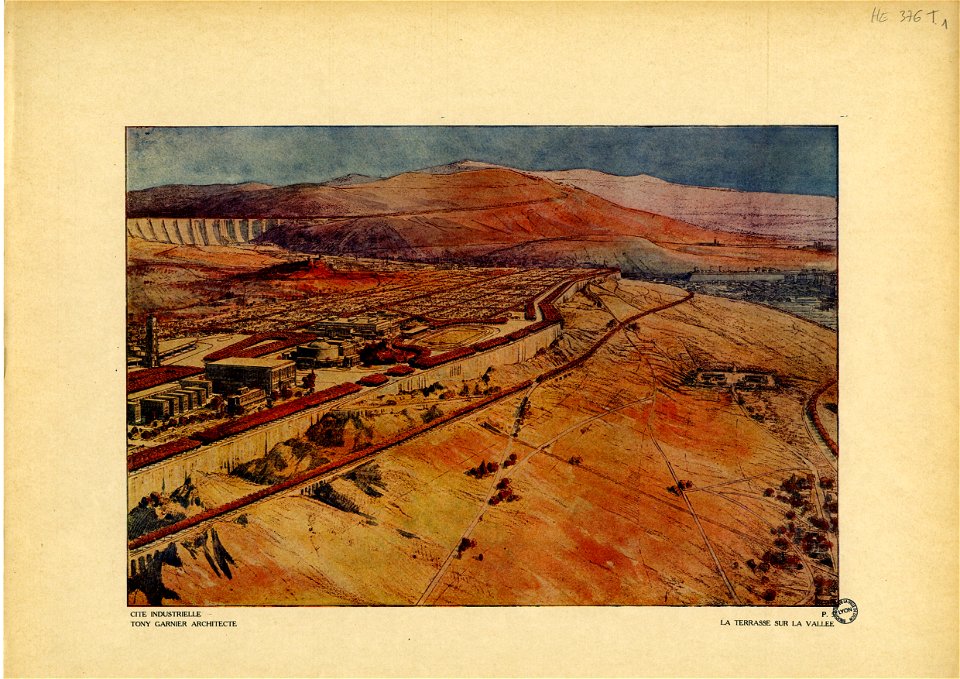 5. Vue d'ensemble, la terrasse sur la vallée