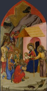5 Jacopo di Cione Polyptych San Pier Maggiore, detail. 1370-71 London NG