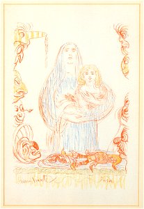5. De bedelares (uit- La Gamme d'Amour), James Ensor, Mu.ZEE Oostende, SM001762