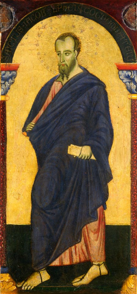 5 Master of Saint Francis. Double-sided Polyptych. Saint James Minor. ca 1272 National Gallery of Art, Washington