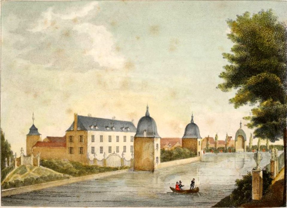 53. Vue du Château Francdouaire à Stave près de Florennes