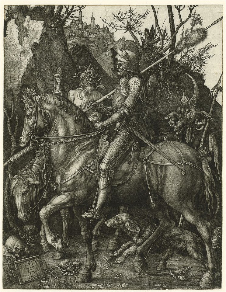 54 Knight, Death and the Devil