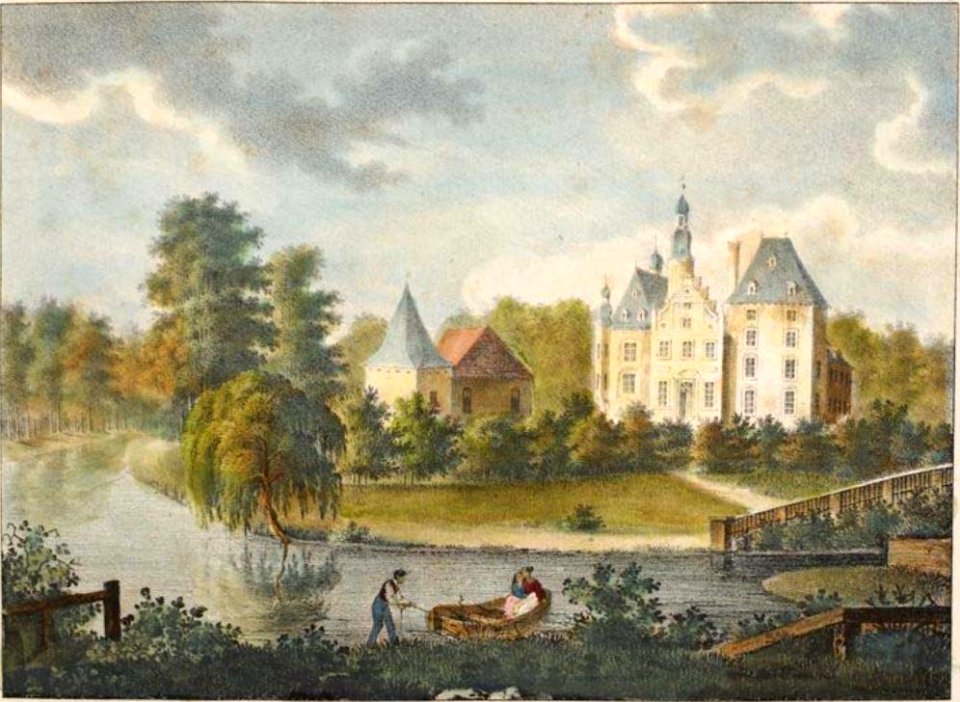 51. Château de Keppel sur le vieil Issel (Province de Gueldre). X Jobard