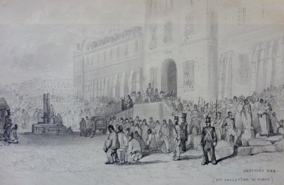 576 Brest musée beaux-arts Jules Noël Une exécution au bagne