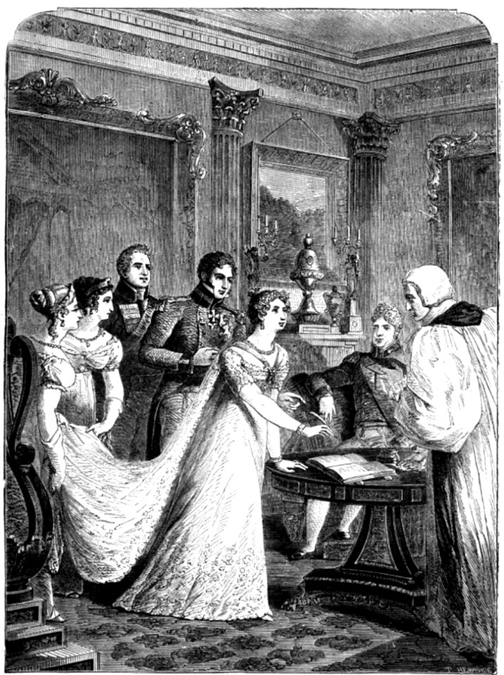 535 MARRIAGE OF THE PRINCESS CHARLOTTE OF WALES WITH PRINCE LEOPOLD OF SAXE-COBURG. 1817