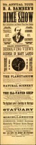 5th annual tour, B.A. Bamber's great dime show LCCN2003681712