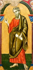 6 Master of Saint Francis. Double-sided Polyptych. St Mathew. c.1272. National Gallery of Umbria, Perugia