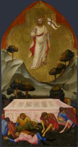 6 Jacopo di Cione Polyptych San Pier Maggiore, detail. 1370-71 London NG
